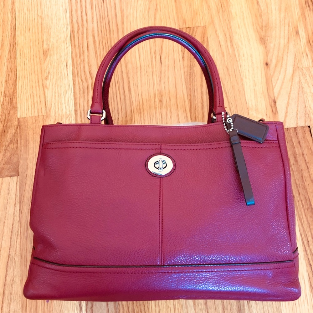 Coach Pebble Leather Tote / Satchel